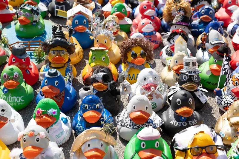 Kreativ gestaltete Premium-Enten aus vorherigen Jahren